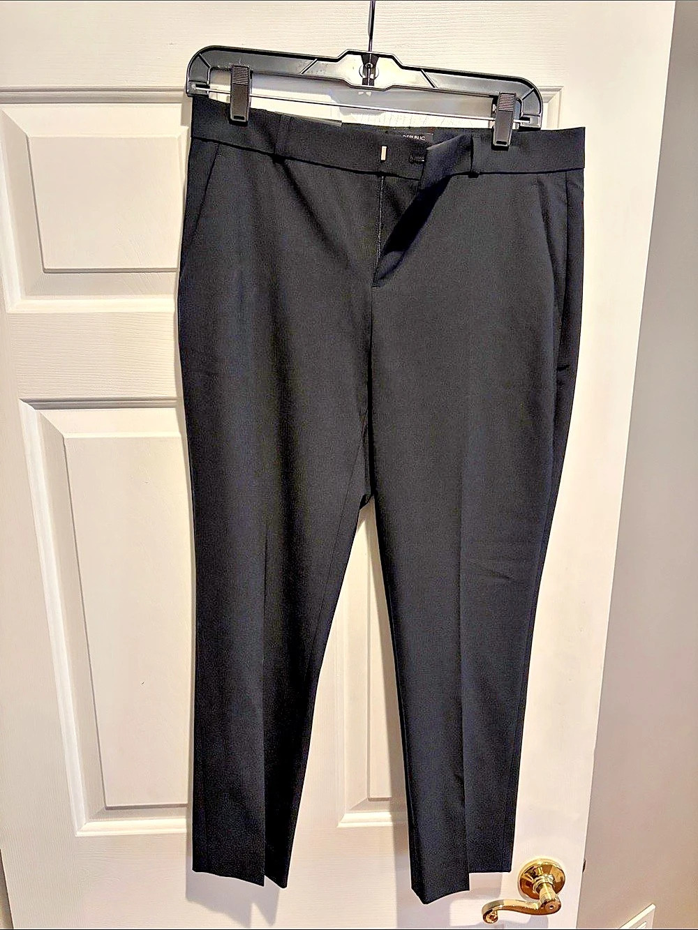 Banana Republic Avery Ankle Pant Black Size 4 NWT